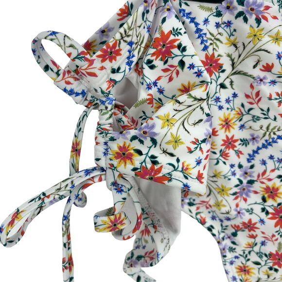 NWT TIME & TRU 2-PIECE SWIMSUIT Women’s 3X Top 2X Bottom MULTICOLOR FLORAL - Picture 5 of 9